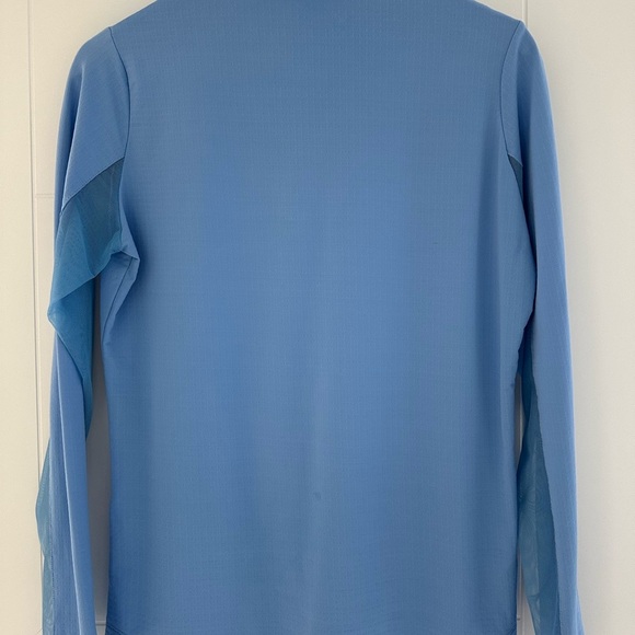 IBKUL Sky Blue Zip-Up Top - Picture 4 of 4